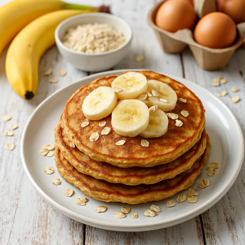 Banana-Oat Pancakes für den Spieltag