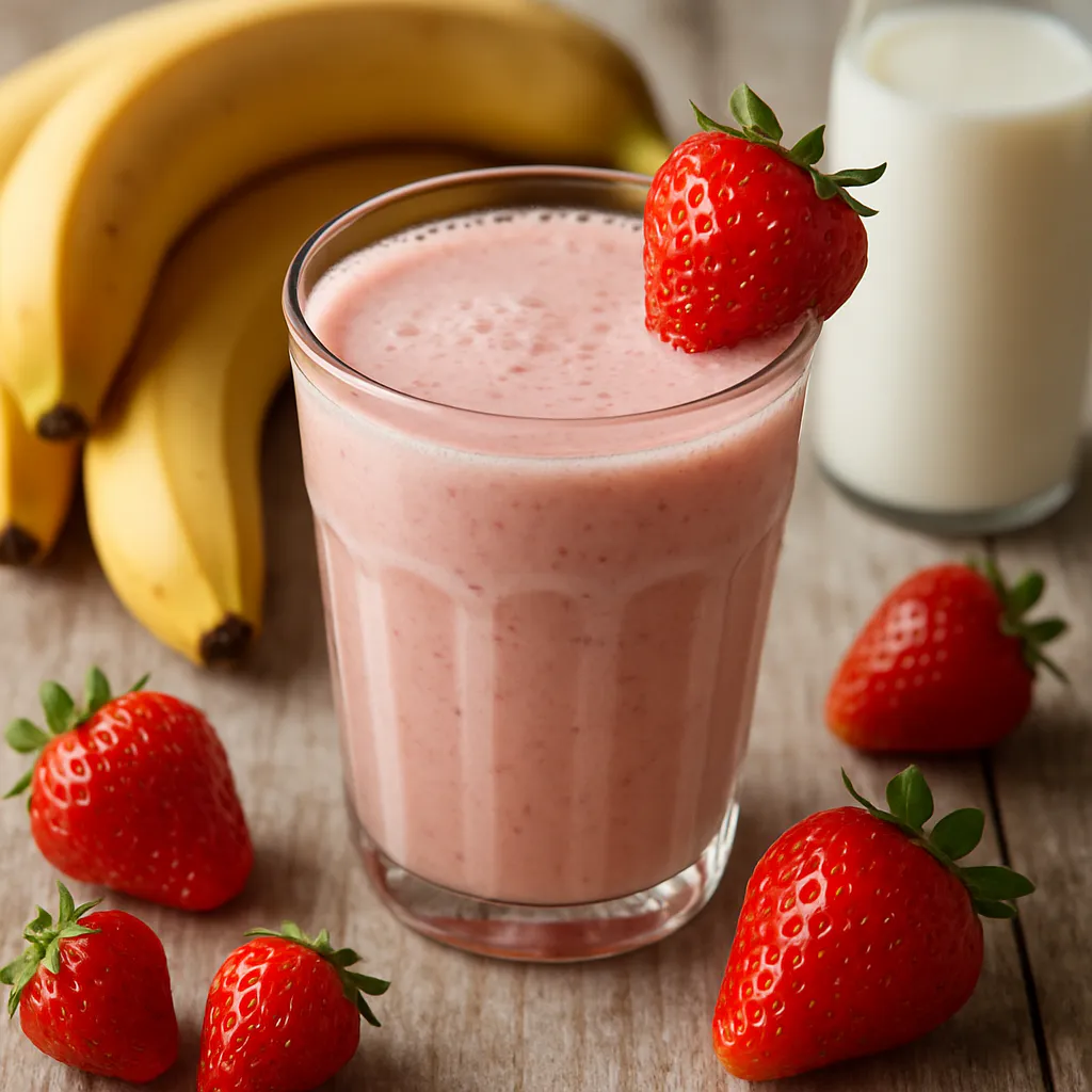 Bananen-Erdbeer-Smoothie