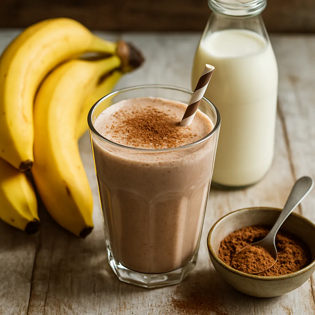 Bananen-Schoko-Milchshake