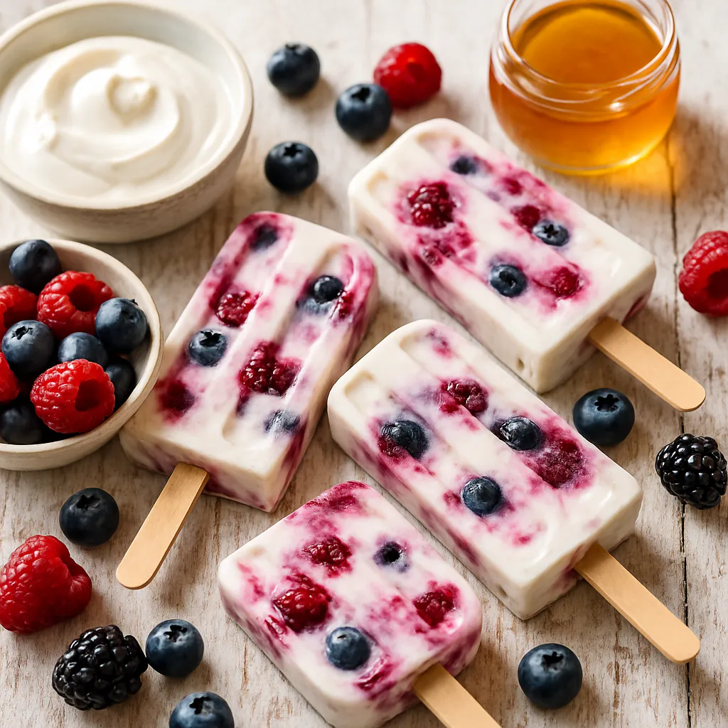 Beeren-Joghurt-Pops