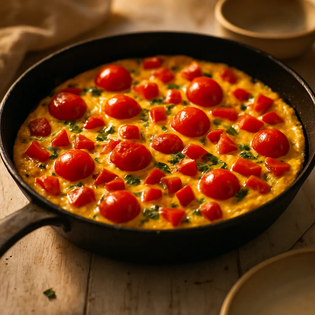 Bunte Gemüse-Frittata ohne Spinat