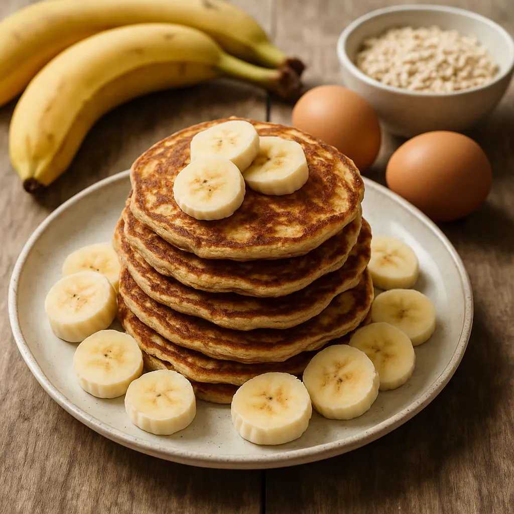 Eiweiß-Pancakes mit Banane
