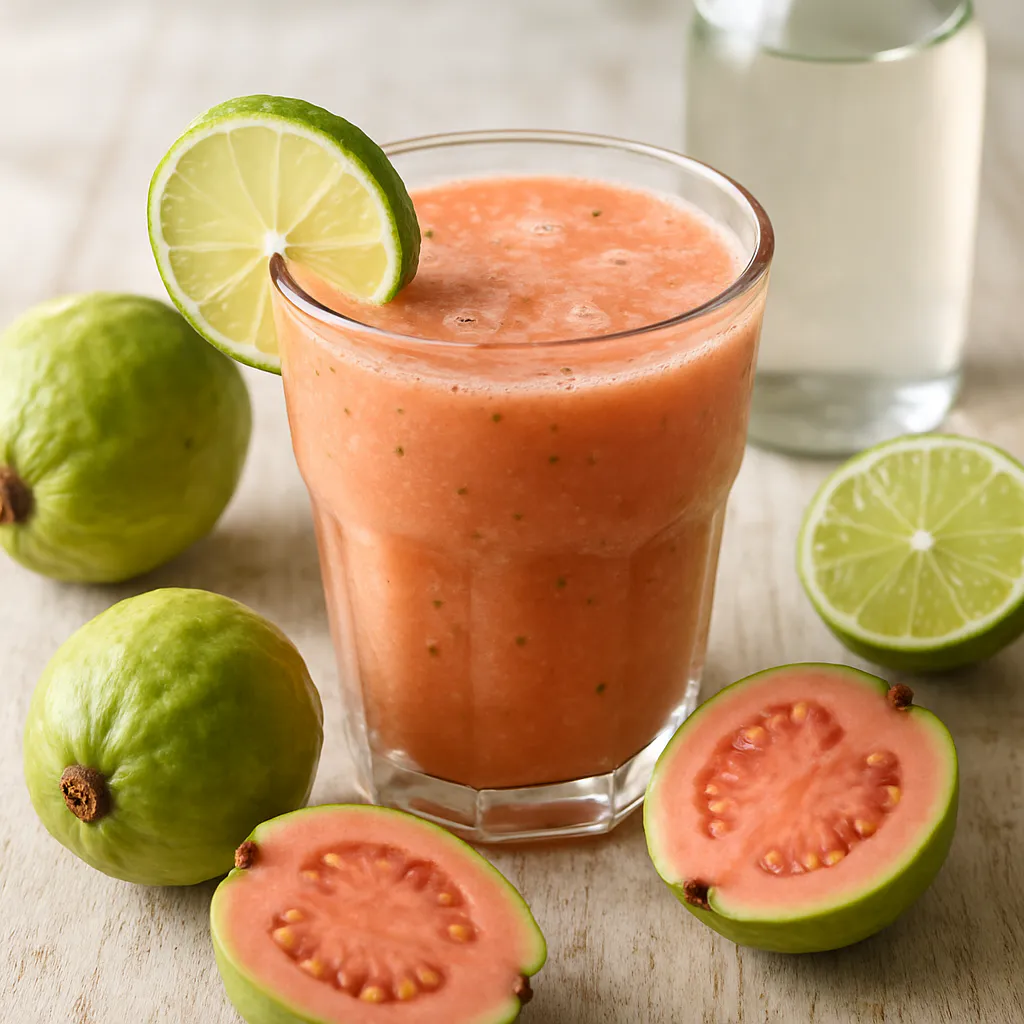 Exotischer Guave-Limetten-Smoothie