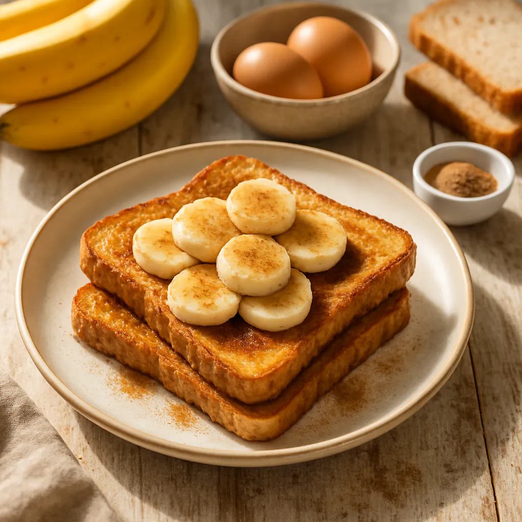 French Toast mit Banane und Zimt