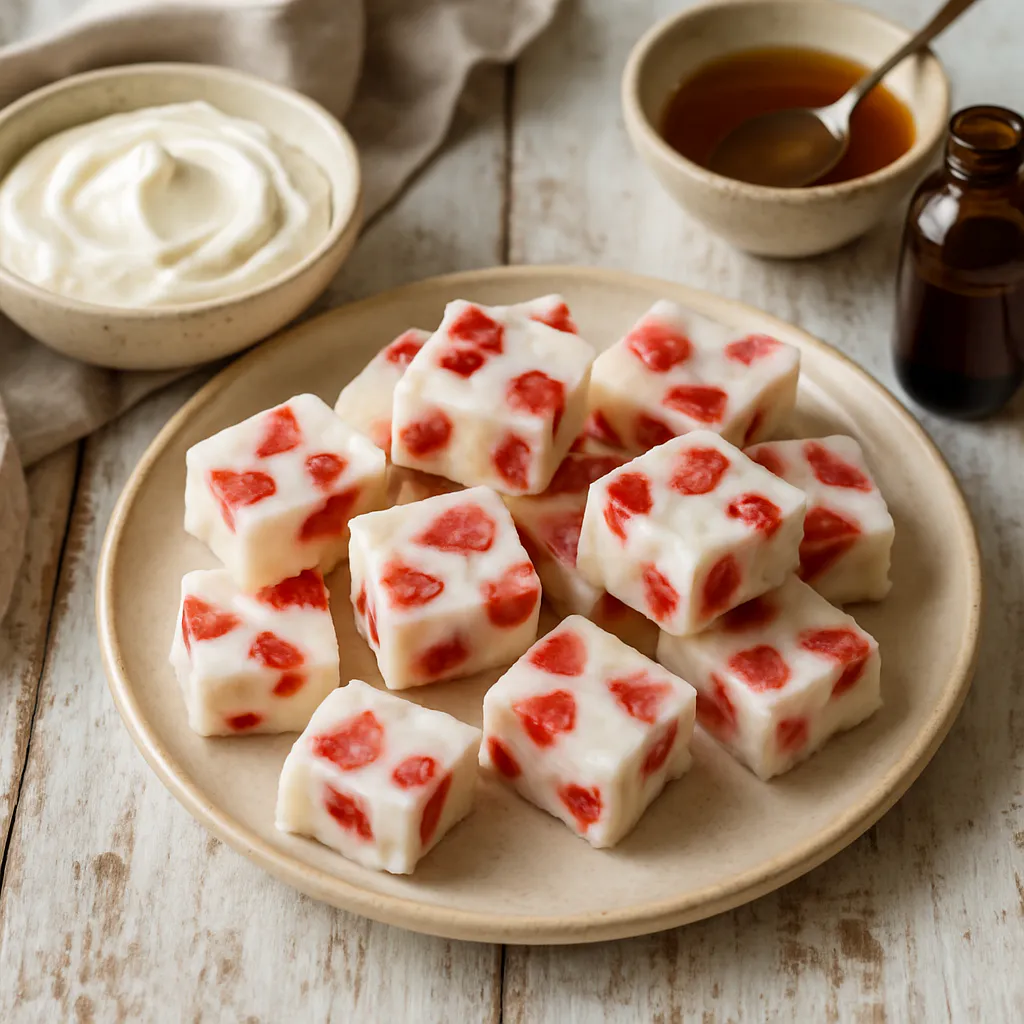 Gefrorene Joghurt-Häppchen