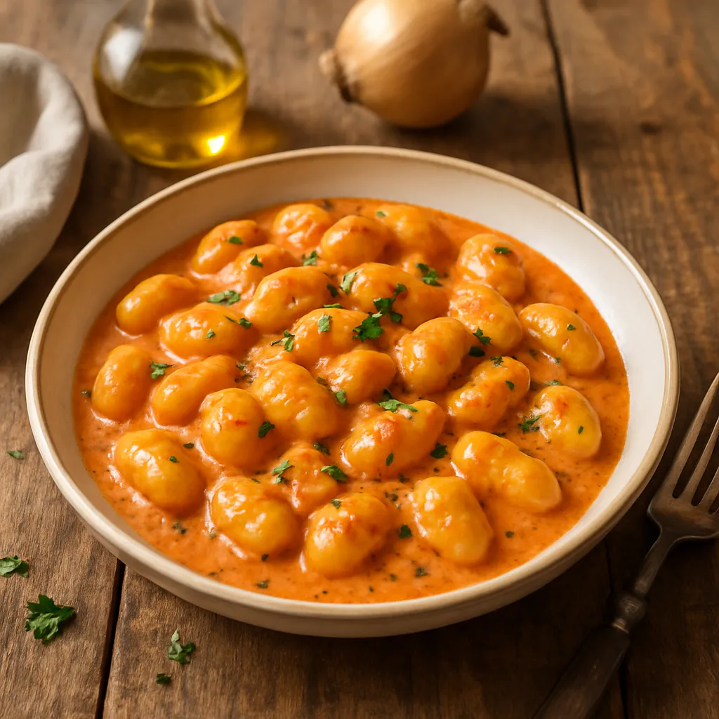 Gnocchi mit Tomaten-Sahnesauce