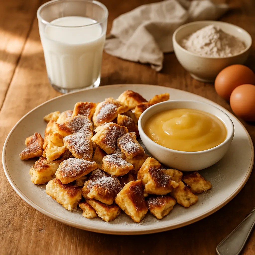 Kaiserschmarrn mit Apfelmus