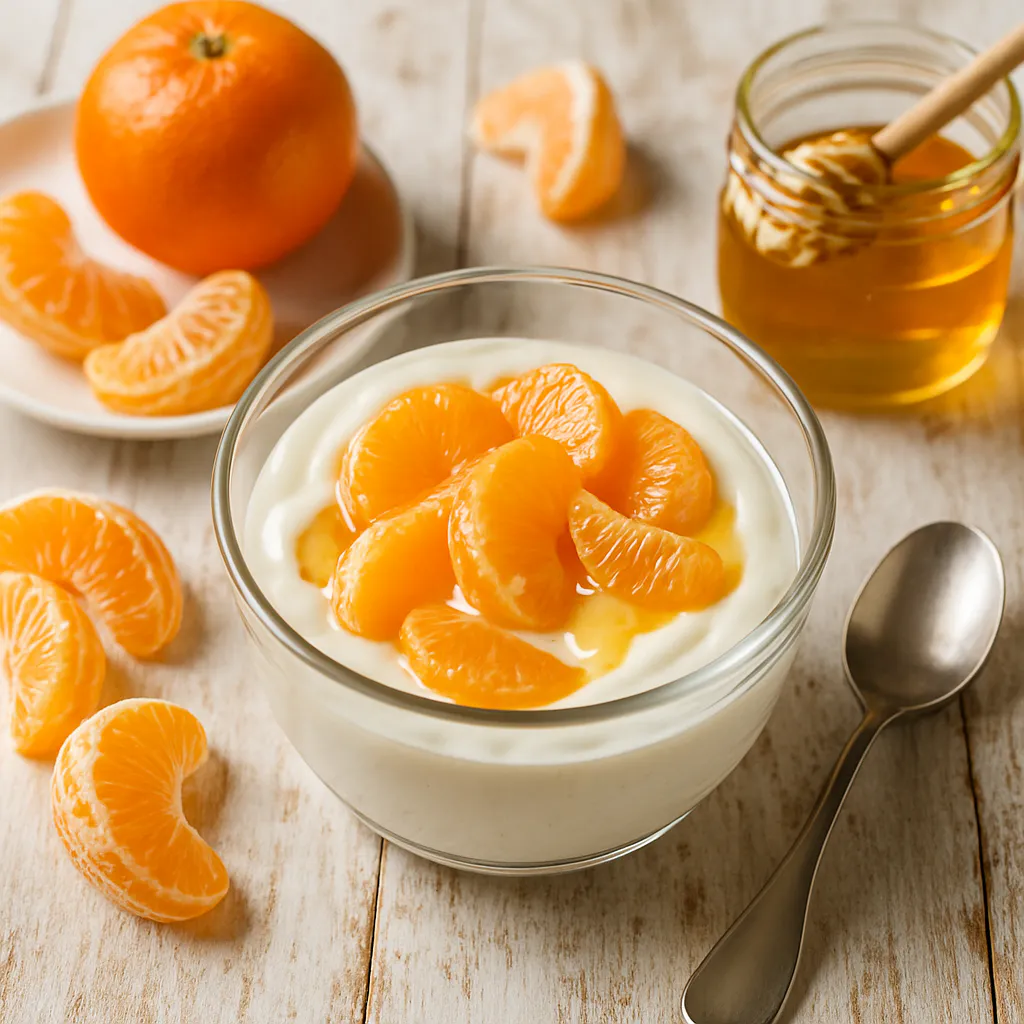 Mandarinen-Naturjoghurt-Snack