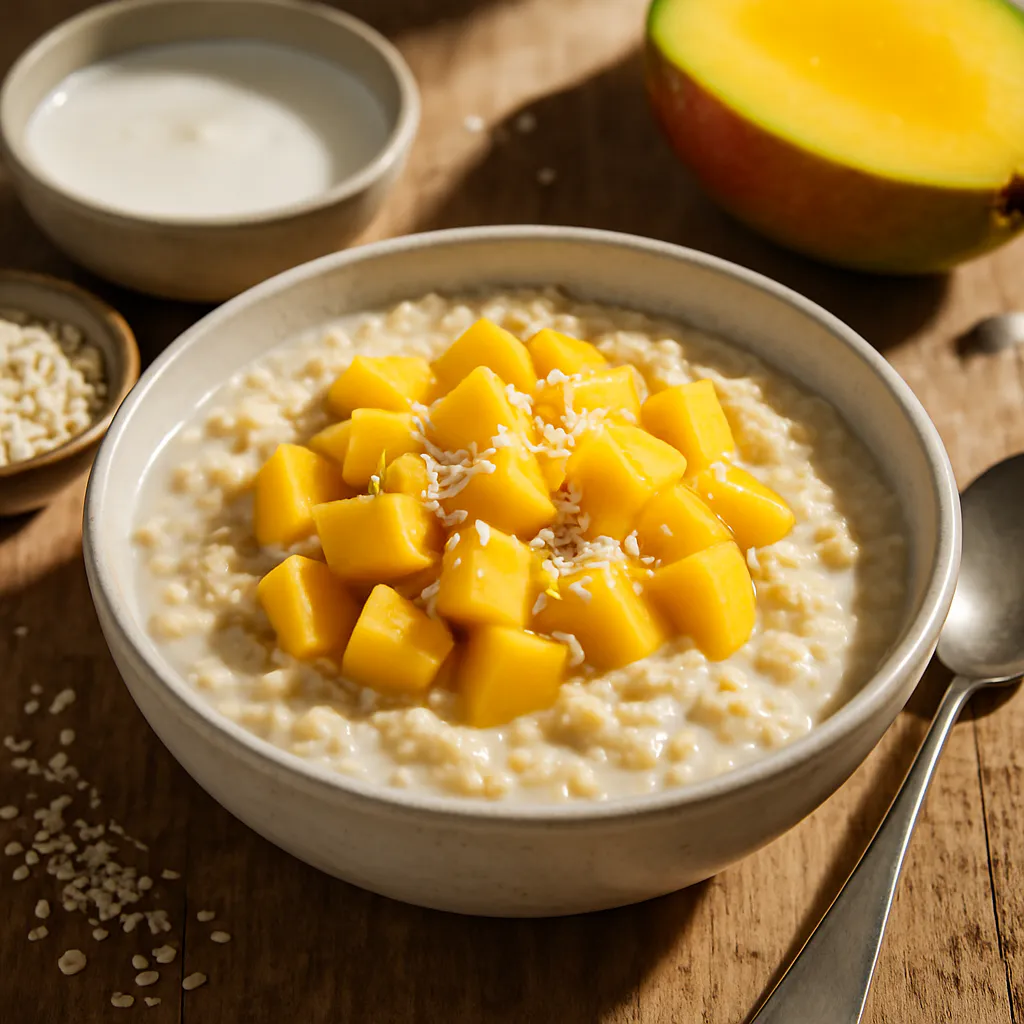 Mango-Kokos-Porridge