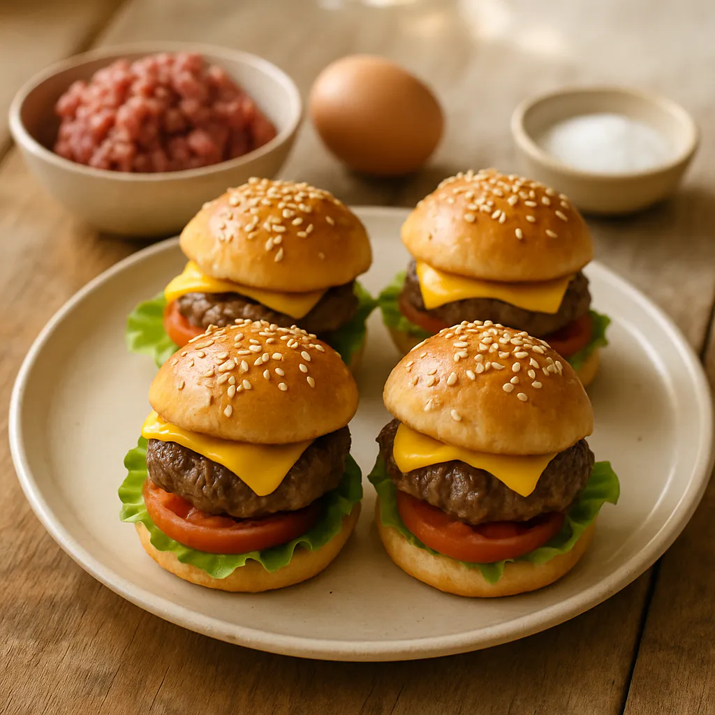 Mini-Burger selbstgemacht