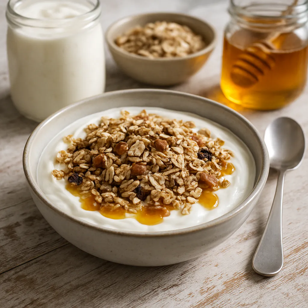 Quark-Power-Müsli mit Honig
