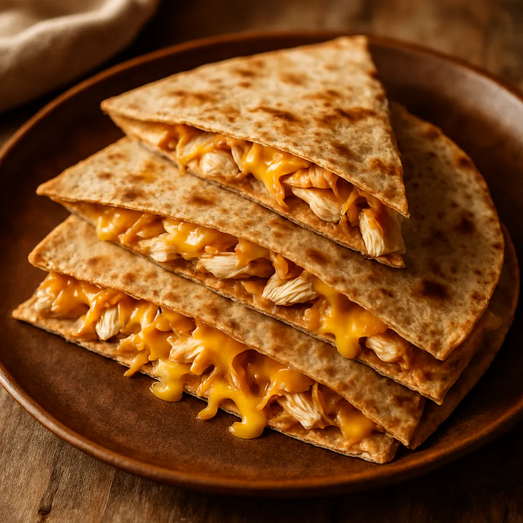 Quesadilla mit Käse und Hähnchen