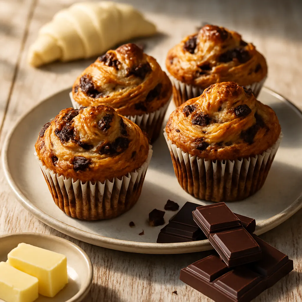 Schoko-Croissant-Muffins