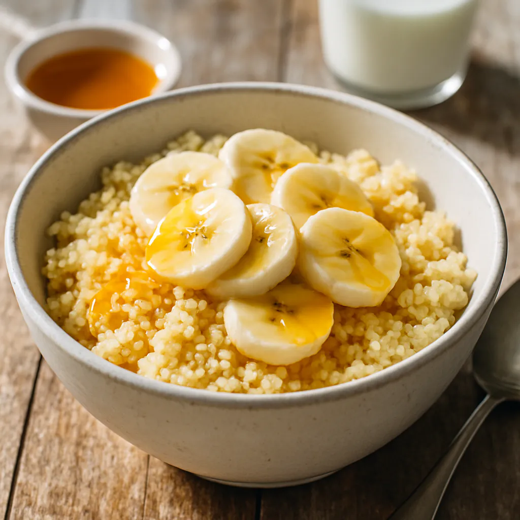 Süße Bananen-Couscous-Bowl